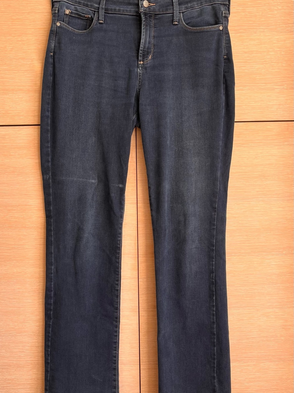 NYDJ Women’s Marilyn Straight Leg Dark Wash Jeans